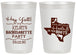 Personalized Bachelorette 20 oz Frosted Cups - Texas Cowgirl | 60041