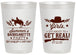 Personalized Bachelorette 20 oz Frosted Cups - Its About To Get Real | 60043