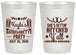 Personalized Bachelorette 20 oz Frosted Cups - Getting Hitched Yall | 60047