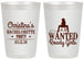 Personalized Bachelorette 20 oz Frosted Cups - Wanted Rowdy Girls | 60049