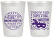 Personalized Bachelorette 20 oz Frosted Cups - Mardi Gras | 60055