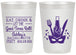 Personalized Bachelorette 20 oz Frosted Cups - Mardi Gras | 60057