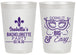 Personalized Bachelorette 20 oz Frosted Cups - Mardi Gras | 60059