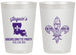 Personalized Bachelorette 20 oz Frosted Cups - Mardi Gras | 60062
