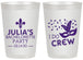 Personalized Bachelorette 20 oz Frosted Cups - Mardi Gras I Do Crew | 60063