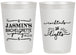 Personalized Bachelorette 20 oz Frosted Cups - Cocktails And Lights | 60065