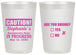 Personalized Bachelorette 20 oz Frosted Cups - Drunk Yes Or No | 60083