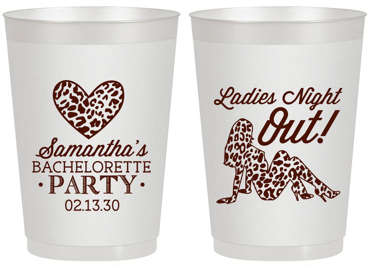 Personalized Bachelorette 20 oz Frosted Cups - Ladies Night Out | 60086