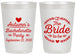 Personalized Bachelorette 20 oz Frosted Cups - Bride To Be | 60088