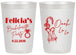 Personalized Bachelorette 20 oz Frosted Cups - Paris | 60090