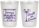 Personalized Bachelorette 20 oz Frosted Cups - Stroll On Down | 60092