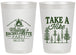 Personalized Bachelorette 20 oz Frosted Cups - Camping | 60098