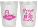 Personalized Bachelorette 20 oz Frosted Cups - Good Girls Naughty | 60111