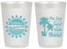 Personalized Bachelorette 20 oz Frosted Cups - Sun Sand Drink Hand | 60114