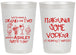 Personalized Bachelorette 20 oz Frosted Cups - Lets Get Wasted | 60119