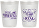 Personalized Bachelorette 20 oz Frosted Cups - About To Get Real | 60123