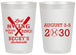 Personalized Bachelorette 20 oz Frosted Cups - Last Swing Before Ring | 60127