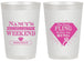 Personalized Bachelorette 20 oz Frosted Cups - Final Fling Before The Ring | 60129