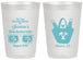 Personalized Bachelorette 20 oz Frosted Cups - Beach Sun Never Sets | 60136