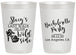 Personalized Bachelorette 20 oz Frosted Cups - Last Walk Wild Side | 60148