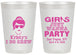 Personalized Bachelorette 20 oz Frosted Cups - Girls Just Wanna Party | 60158