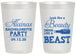 Personalized Bachelorette 20 oz Frosted Cups - Beauty Beast | 60161