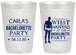 Personalized Bachelorette 20 oz Frosted Cups - What Happens | 60172