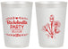 Personalized Bachelorette 20 oz Frosted Cups - Flowers | 60174