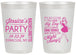 Personalized Bachelorette 20 oz Frosted Cups - Drink The Night Away | 60182