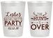 Personalized Bachelorette 20 oz Frosted Cups - The Hunt Is Over | 60184