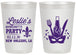 Personalized Bachelorette 20 oz Frosted Cups - Mardi Gras | 60185