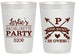 Personalized Bachelorette 20 oz Frosted Cups - The Hunt Is Over | 60186