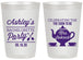 Personalized Bachelorette 20 oz Frosted Cups - Teapot | 60189