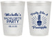 Personalized Bachelorette 20 oz Frosted Cups - Party Like A Pineapple | 60193