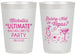 Personalized Bachelorette 20 oz Frosted Cups - Raising Hell In Vegas | 60196