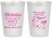 Personalized Bachelorette 20 oz Frosted Cups - Las Vegas | 60199