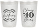 Personalized Anniversary 20 oz Frosted Cups - Cheers To 40 Years | 80015