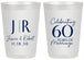 Personalized Anniversary 20 oz Frosted Cups - 60 Years Of Marriage | 80029