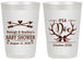 Personalized Baby Shower 20 oz Frosted Cups - It’s A Doe Antler | 90001