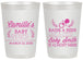 Personalized Baby Shower 20 oz Frosted Cups - Raise A Beer | 90008