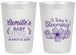 Personalized Baby Shower 20 oz Frosted Cups - Blooming | 90009
