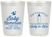 Personalized Baby Shower 20 oz Frosted Cups - Booze Baby In Blue | 90015
