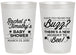 Personalized Baby Shower 20 oz Frosted Cups - Mommy To Bee | 90019