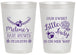 Personalized Baby Shower 20 oz Frosted Cups - Little Lady On The Way | 90021