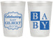 Personalized Baby Shower 20 oz Frosted Cups - Celebrating | 90029