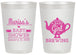 Personalized Baby Shower 20 oz Frosted Cups - Baby Girl Is Brewing | 90034