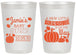 Personalized Baby Shower 20 oz Frosted Cups - Pumpkin On The Way | 90042