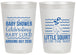 Personalized Baby Shower 20 oz Frosted Cups - Little Squirt On The Way | 90043