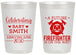 Personalized Baby Shower 20 oz Frosted Cups - Future Firefighter | 90048