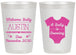 Personalized Baby Shower 20 oz Frosted Cups - Baby Is Brewing | 90050